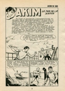 Extrait de Akim (1re série - Aventures et Voyages) -683- Le fer de la justice