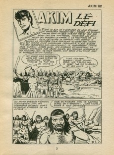 Extrait de Akim (1re série - Aventures et Voyages) -701- Le défi