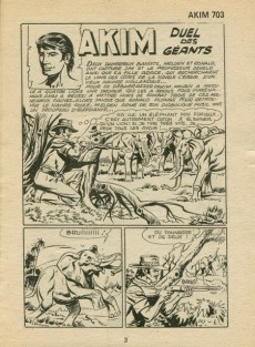 Extrait de Akim (1re série - Aventures et Voyages) -703- Duel des géants