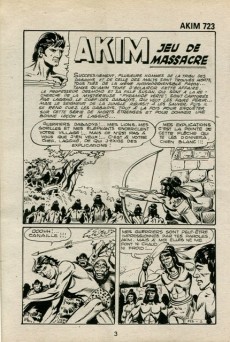 Extrait de Akim (1re série - Aventures et Voyages) -723- Jeu de massacre