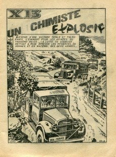 Extrait de X-13 agent secret (Impéria) -104- Un chimiste explosif