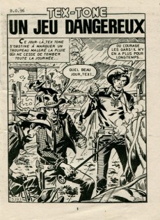 Extrait de Tex-Tone (Impéria) -495- Un jeu dangereux