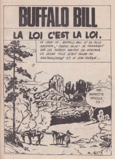 Extrait de Buffalo Bill (Jeunesse et Vacances) -23- La loi c'est la loi