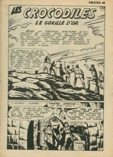 Extrait de Pirates (Mon Journal) -49- Les Crocodiles - Le gorille d'or