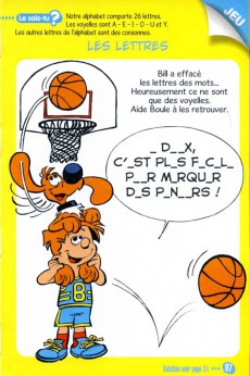 Extrait de Boule et Bill -03- (Publicitaires) -McDo1- Jeux de Bill - Des histoires et des jeux