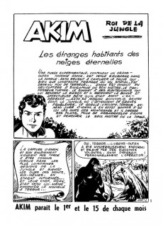 Extrait de Akim (1re série - Aventures et Voyages) -110- Les étranges habitants des neiges éternelles 