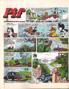Extrait de Pif (Super Comique / Spécial Grandes Aventures de Pif et Hercule) -30- Le maître du monde change de cerveau