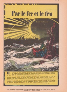 Extrait de Les classiques illustrés (2e Série) -11- Par le fer et le feu