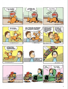 Extrait de Garfield (Dargaud) -21c2010- La soupe est froide !