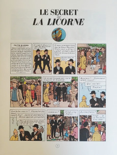 Extrait de Tintin (Fac-similé couleurs) -11- Le secret de la Licorne