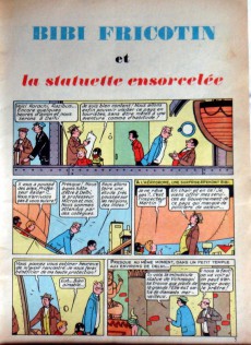 Extrait de Bibi Fricotin (2e Série - SPE) (Après-Guerre) -44a66- Bibi Fricotin et la Statuette ensorcelée