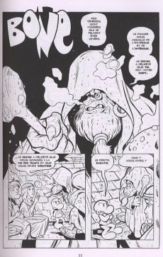 Extrait de Bone (Smith, chez Delcourt, en noir et blanc) -10- Chasseurs de trésor