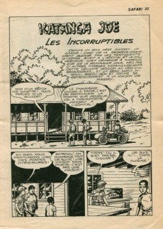 Extrait de Safari (Aventures et Voyages) -35- Katanga Joe - Les incorruptibles