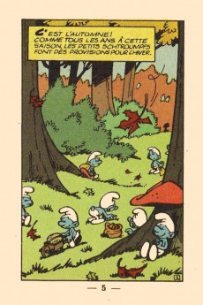 Extrait de Schtroumpfs (Mini-récits) -5MR1235- La Faim des Schtroumpfs