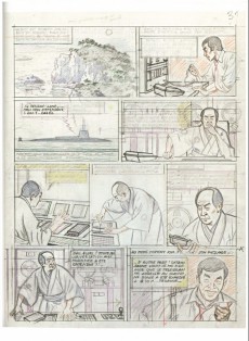 Extrait de Blake et Mortimer (Divers) -2015/11- Les 3 Formules du Professeur Satô - Découpage original
