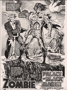 Extrait de Tales of the Zombie (Marvel Comics - 1973) -5- Palace of Black Magic