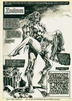Extrait de Tales of the Zombie (Marvel Comics - 1973) -9- Simon Garth walks Again