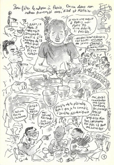 Extrait de Les carnets de Joann Sfar -3- Parapluie