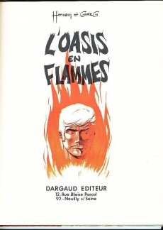 Extrait de Bernard Prince -5'- L'oasis en flammes