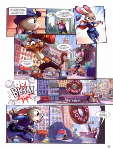 Extrait de Zootopie -1- Zootopie - La BD du film