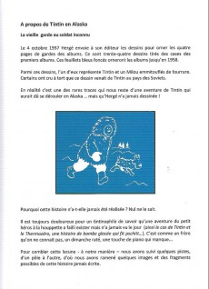 Extrait de Tintin - Pastiches, parodies & pirates - Tintin en Alaska et sur les pôles