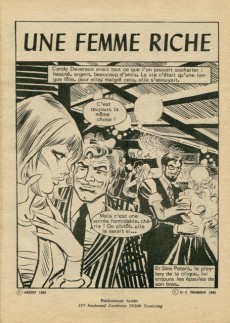 Extrait de Roses blanches (Arédit) -270- Une femme riche