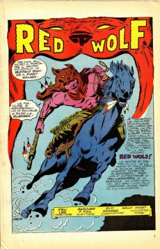 Extrait de Albi dei Super-Eroi (Gli) -10- Red Wolf: I Tamburi dicono Guerra
