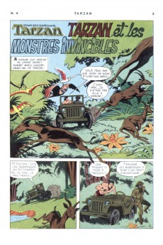 Extrait de Tarzan - Le Seigneur de la Jungle (4e Série - Sagédition) (Nouvelle Série) -4- Tarzan et les monstres invincibles