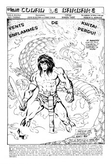 Extrait de Conan le barbare (Éditions Héritage) -17- Vents enflammés de Khitai perdu!