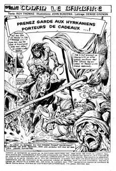 Extrait de Conan le barbare (Éditions Héritage) -21- Prenez garde aux Hyrkaniens porteurs de cadeaux