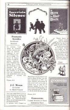 Extrait de (Catalogues) Éditeurs, agences, festivals, fabricants de para-BD... - L'Association - 2004 - Catalogue