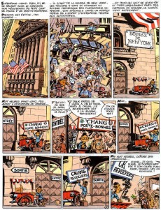 Extrait de Spirou et Fantasio -39Pub2- Spirou à New York
