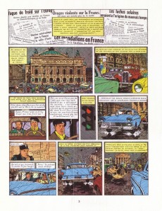 Extrait de Blake et Mortimer (Les aventures de) (Historique) -7d1983- S.O.S. Météores - Mortimer à Paris