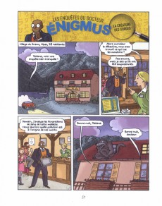 Extrait de Les enquêtes du docteur Énigmus -3- Le treizième coup de minuit