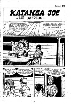 Extrait de Safari (Aventures et Voyages) -102- Katanga Joe - Les affreux