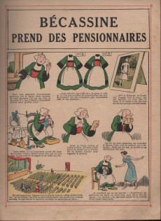 Extrait de Bécassine -20a51- Bécassine prend des pensionnaires