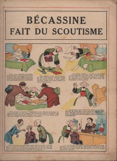 Extrait de Bécassine -17c1951- Bécassine fait du scoutisme