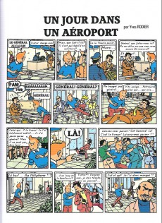 Extrait de Tintin - Pastiches, parodies & pirates -a2017- Un jour dans un aéroport