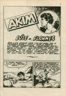 Extrait de Akim (2e série) -77- L'île en flammes