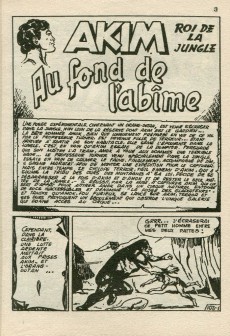 Extrait de Akim (2e série) -103- Au fond de l'abîme