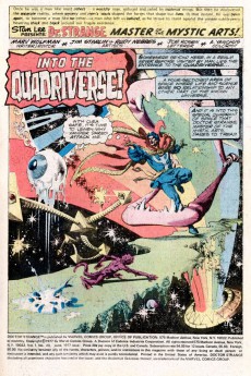 Extrait de Doctor Strange Vol.2 (1974) -23- Into The Quadriverse!