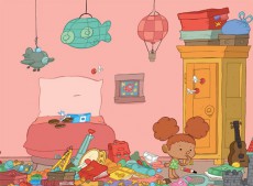 Extrait de César et Capucine -2- On ne veut pas ranger la chambre