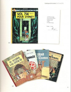Extrait de (Catalogues) Ventes aux enchères - Piasa - Piasa - Hergé - mardi 24 mai 2016 - Paris Piasa rive gauche