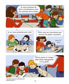 Extrait de Je commence à lire en BD : CE1 -1- Drôle de rentrée !