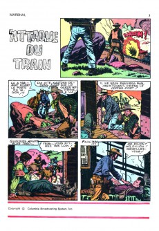 Extrait de Marshal, le shérif de Dodge city -5- L'attaque du train