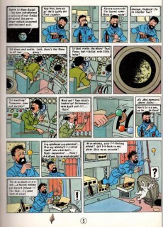 Extrait de Tintin (The Adventures of) -17d1990- Explorers on the Moon