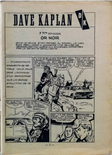 Extrait de Yampa (Lug) -4- Dave Kaplan - Or noir