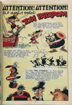 Extrait de Tchak ! -1- Attention ! Attention ! les amis, voici : Tom Patapom