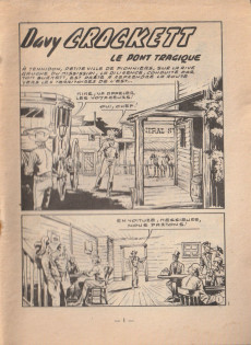 Extrait de Hondo (Davy Crockett puis) -20- Davy Crockett : Le pont tragique