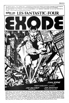 Extrait de Fantastic Four (Éditions Héritage) -131132- Exode